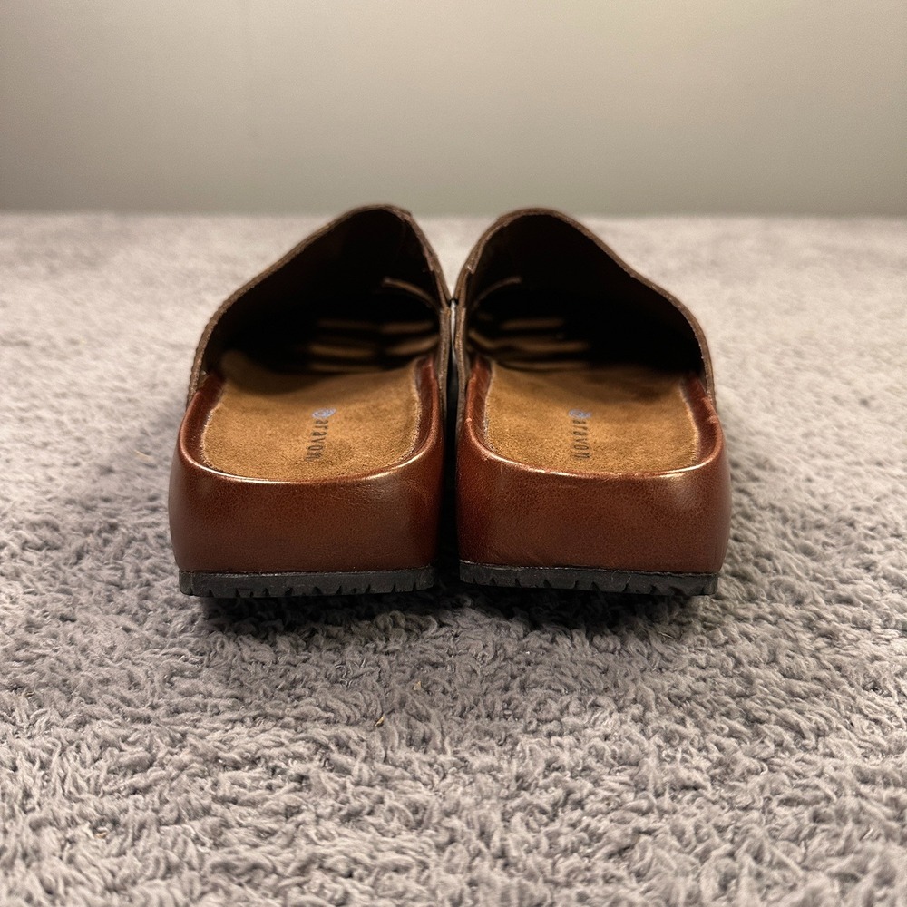 Aravon Shoes Womens 10 AA Bronze Slip On‎ Clogs Comfort Casual Walking Cutout - Picture 6 of 10